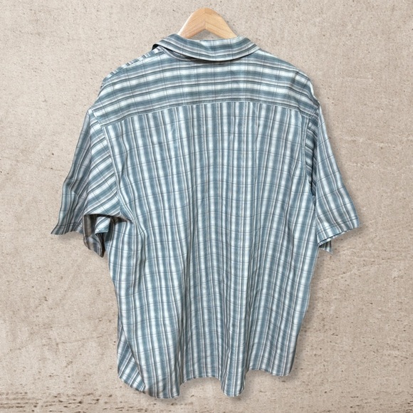 Wrangler Men's Blue Plaid Shirt - Picture 2 of 4